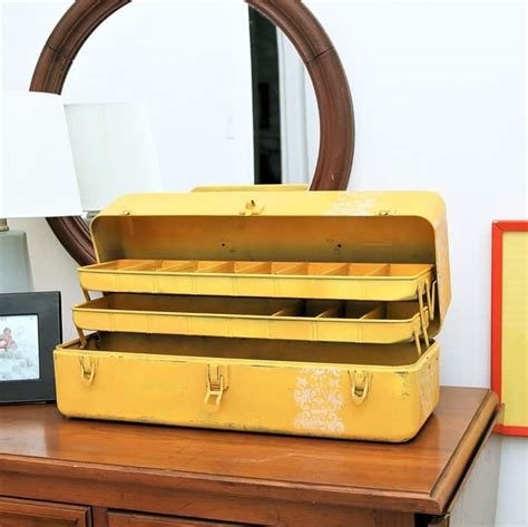 repurposed metal tool box ideas